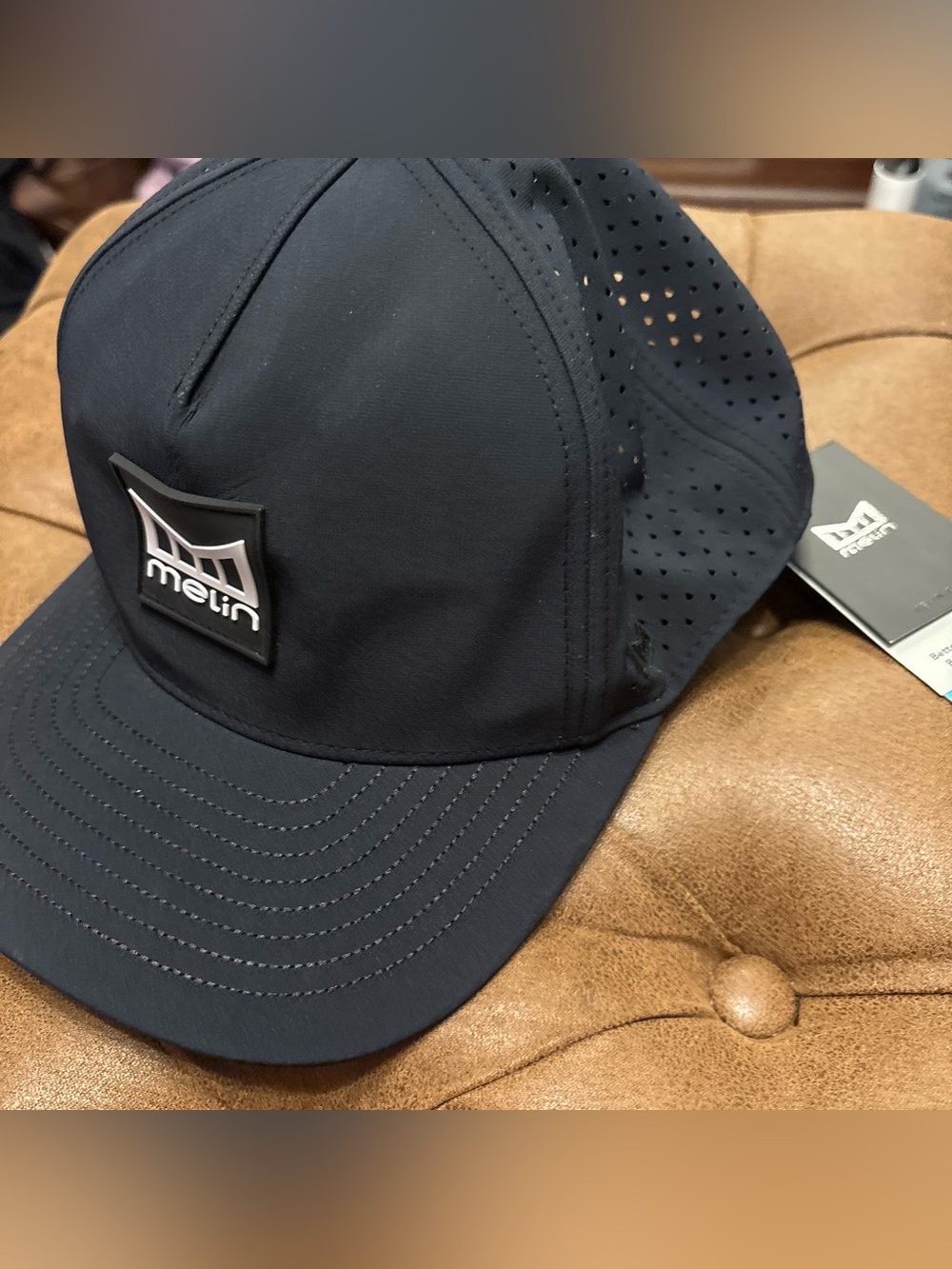 New! Melin Men's Performance Black Cap Jacket